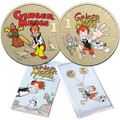 Centenary of Ginger Meggs 2021 $1 Coloured Unc Two-Coin Set