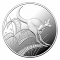 Kangaroo Bounding 2022 $1 1/2oz Silver Proof