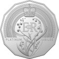 Queen Elizabeth II Platinum Jubilee 2022 50c  Unc Coin