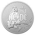 AC/DC 2023 $1 1oz Silver Frosted Uncirculated Coin 