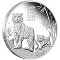 2022 $1 Australian Lunar Series III Year of the Tiger 1oz Silver Proof Coin
