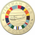 Vietnam War End of Australia’s Involvement 50th Anniversary 2023 $2 C Mintmark Colour Uncirculated Coin