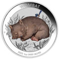 Wombat 2023 $1 Colour 1oz Silver Brilliant Uncirculated Coin