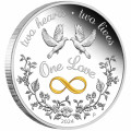 One Love 2024 $1 1oz Silver Proof Coin