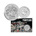 2024 Teenage Mutant Ninja Turtles 40th Anniv 1oz Silver Coin in Card