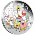 SpongeBob Squarepants 25th Anniversary 2024 $1 Colour 1oz Silver Proof Coin