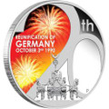 REUNIFICATION OF GERMANY 1oz SILVER PROOF COIN 