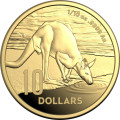 Australia Kangaroo 2024 $10 1/10oz Gold Proof Coin