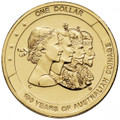 2010 Canberra ANDA Coin 100 Years of Australian Coinage-$1 Al/Br UNC Coin – C Counterstamp