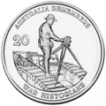 2011 Australia Remembers - War Historians - 20c Cu/Ni Unc Coin