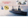 ROYAL AUSTRALIAN NAVY 1911 - 2011 STAMP AND COIN COVER