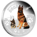 2011 WORKING DOGS - GERMAN SHEPHERD 2011 1OZ SILVER PROOF COIN 