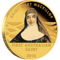 SAINT MARY MACKILLOP 1/10OZ GOLD PROOF COIN