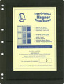 Hagner Stamp Stock Sheets 2 Strips- Single sided (Pkt 10)