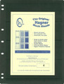 Hagner Stamp Stock Sheets 4 Strip- single sided (Pkt 10)