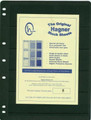 Hagner Stamp Stock Sheets 5 Strip- single sided (Pkt 10)