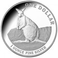 2012 $1 Fine Silver Proof Coin – Mareeba Rock-Wallaby