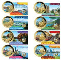 2009 $1 Celebrate Australia All States 8 Coins Full Set
