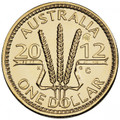 2012 $1 Unc BLUEBELL COUNTERSTAMP COIN