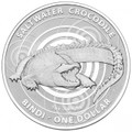 2013 $1 Silver Frunc Bindi the Crocodile Coin
