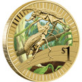 2012 YOUNG COLLECTORS ANIMAL ATHLETES - RHINOCEROS BEETLE $1 COIN 