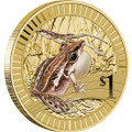 2012 YOUNG COLLECTORS ANIMAL ATHLETES - ROCKET FROG $1 COIN 