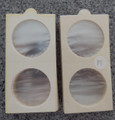 Non Adhesive 2x2 Coin Holders 39.5mm Bundle of 50