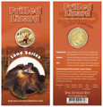 2009 $1 Frosted Uncirculated Pad Printed Coin: Frilled Neck Lizard