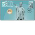 World Youth Day 2008 Stamp and Coin Cover