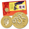Australia 2013 $1 Lunar Snake PNC