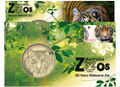 2012 Australian Zoos Sumatran Tiger Stamp and Medallion Cover  