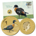 Tuvalu 2013 $1 Australian Waterbirds - Shelduck PNC