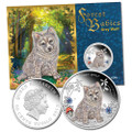 Tuvalu 2013 50c Forest Babies – Grey Wolf 1/2oz Silver Proof