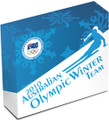 2010 Australian Olympic Winter Team 1oz Silver Proof Coin 