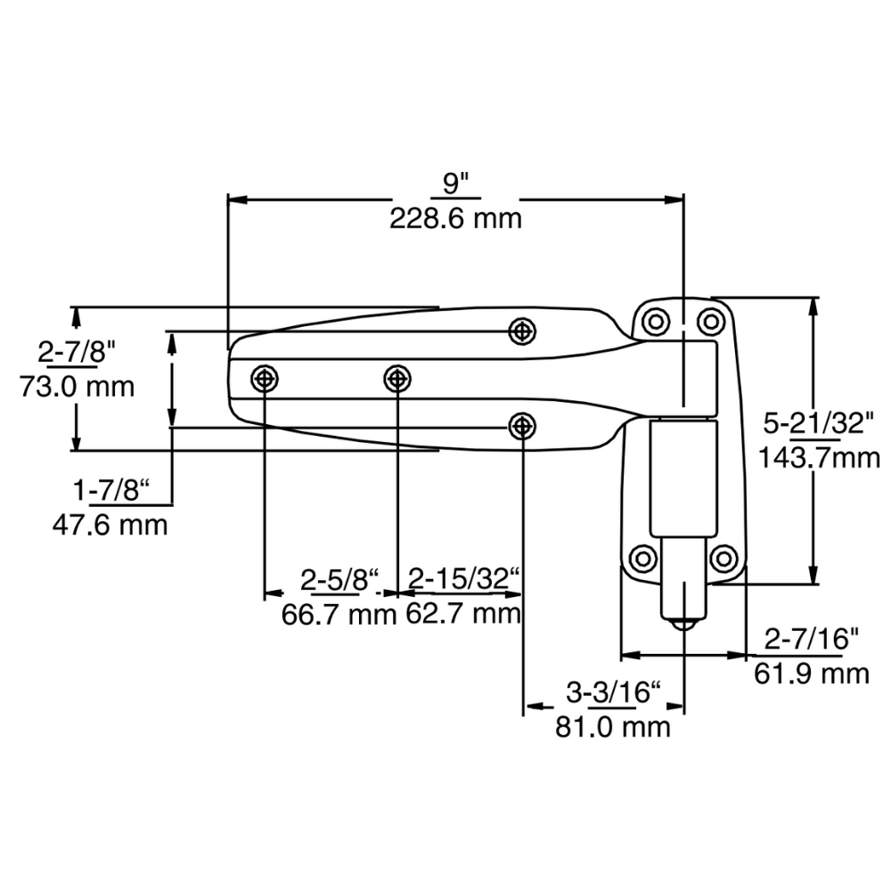 Shop Now! Hardware Kason Hardware Kason WalkIn Hinges Kason