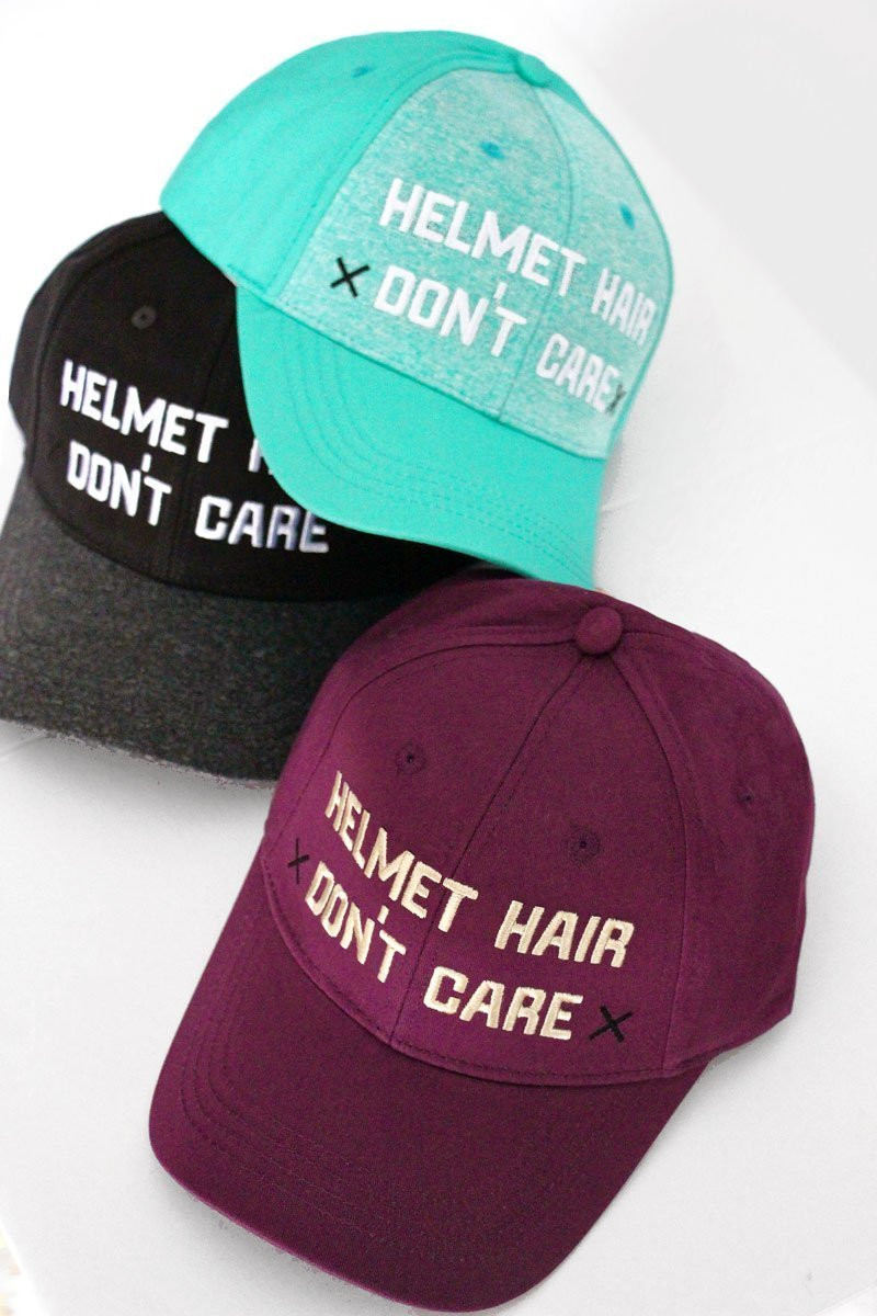 Helmet Hair Don't Care - Snaffle-it 