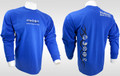 YCWT01-M - Yukon blue long-sleeved shirt, size medium.