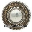Angel Fire Round Concho 1 Inch