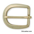 Round Heel Bar Buckle - Solid Brass 1-1/2"