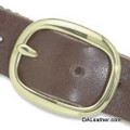1" Brass Center Bar Buckle