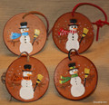 Snowman with Broom Ornament
