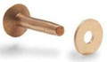 Copper Rivet & Burrs - 1" (10 pk)