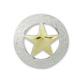 Texas Star Concho (Gold and Silver)