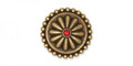 Juniper Antique Brass Concho - 1"