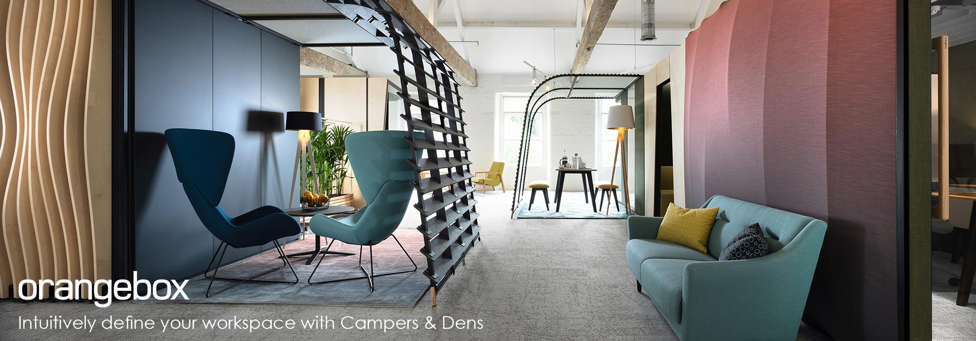 Orangebox Campers & Dens - Intuitively Define Your Workspace