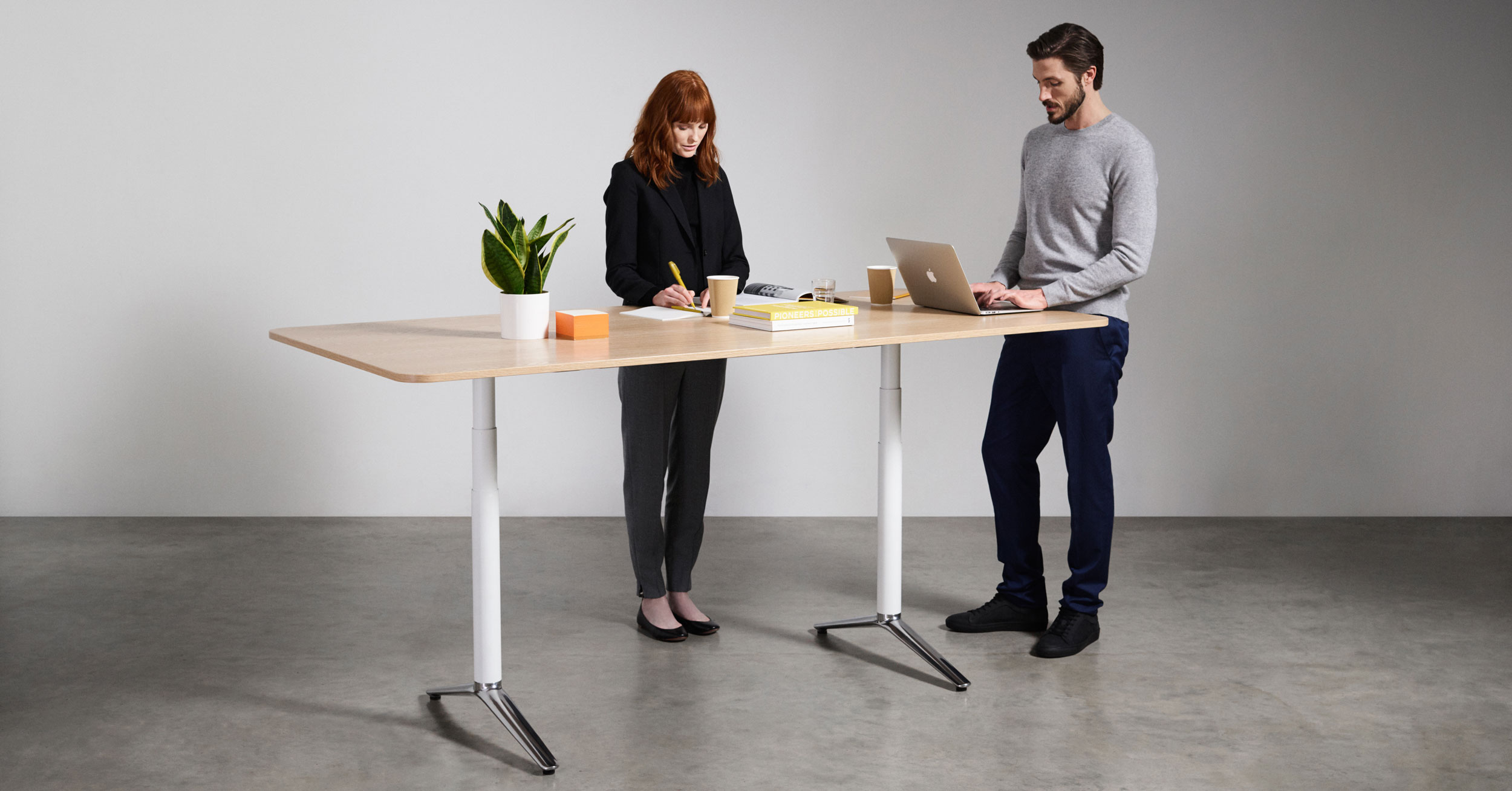 Boss Design ACDC Height Adjustable Meeting Table