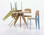 Vitra Guéridon table by Jean Prouvé in natural oak, great with Standard SP Chairs