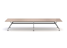 Orangebox Lano Rectangle Meeting Table Melamine Side Angle W3200 x D1600