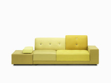 Golden Yellow Polder Sofa from Vitra