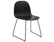 Gubi 2D Dining Chair - Sledge Base